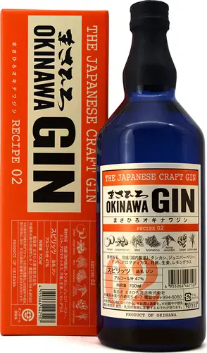 OKINAWA Gin The Japanese Craft Gin Recipe 02 47% Vol. 0,7l in Giftbox