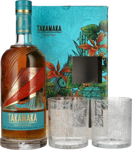 ZEPIS KREOL Rum 43% Vol. 0,7l in Giftbox with 2 glasses