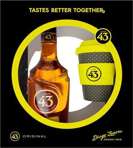 Licor 43 ORIGINAL 31% Vol. 0,7l in Giftbox with Coffeecup