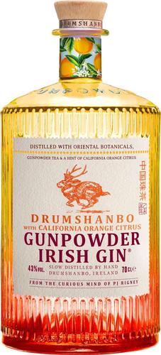 Gunpowder Irish Gin with California Orange Citrus 43% Vol. 0,7l