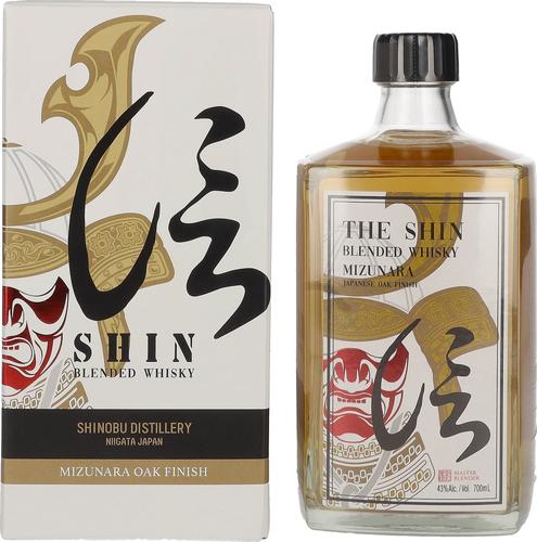 The Shin Blended Whisky MIZUNARA Japanese Oak Finish 43% Vol. 0,7l in Giftbox
