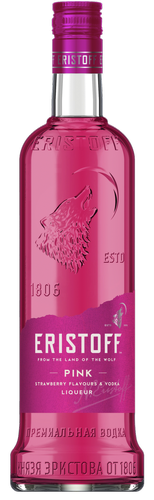 PINK Strawberry Flavours & Vodka Liqueur 18% Vol. 0,7l