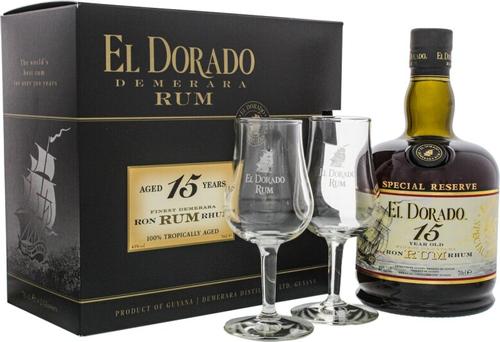15 Year Old Rum SPECIAL RESERVE 43% Vol. 0,7l in Giftbox with 2 glasses