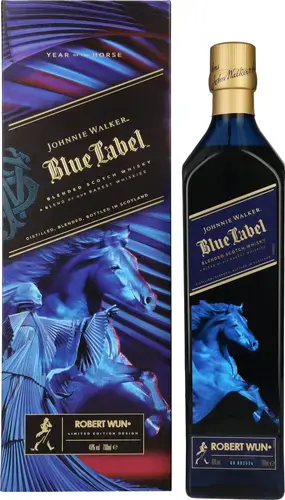 Blue Label x Robert Wun YEAR OF THE Horse 2025 40% Vol. 0,7l in Giftbox