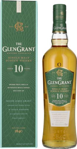 Glen Grant 10 Years Old Single Malt 40% Vol. 0,7l in Giftbox