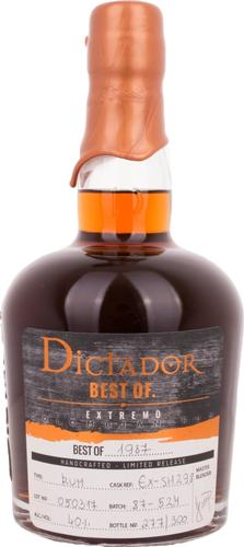 BEST OF 1987 EXTREMO Rum 30YO/050317/EX-SH298 40% Vol. 0,7l