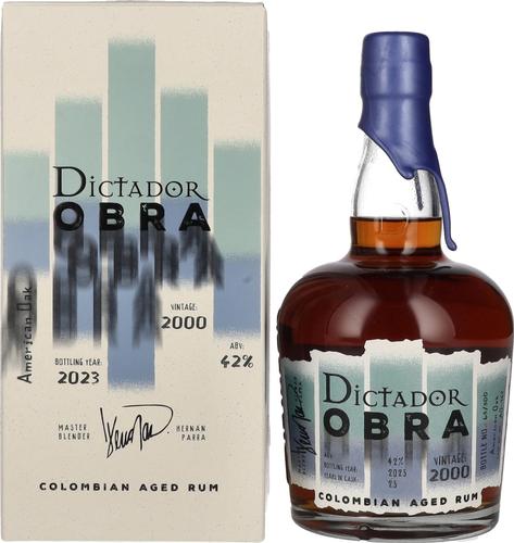 OBRA VINTAGE 23 Years Old AMERICAN OAK CASK Rum 2000 42% Vol. 0,7l in Giftbox