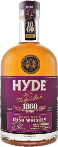 No.5 THE ÁRAS CASK 1860 Single Grain Irish Whiskey Burgundy Cask Finish 46% Vol. 0,7l