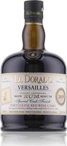 VERSAILLES Special Portuguese Red Wine Casks Rum 2005 55,4% Vol. 0,7l