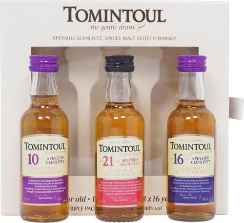 TRIPLE PACK (10 YO, 21 YO, 16 YO) 40% Vol. 3x0,05l