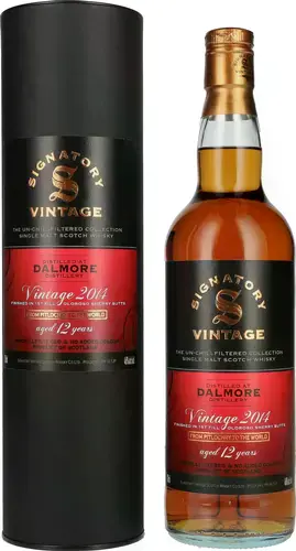 DALMORE 12 Years Old The Un-Chillfiltered 1st Fill Oloroso Butt #3,6 2014 46% Vol. 0,7l in Giftbox