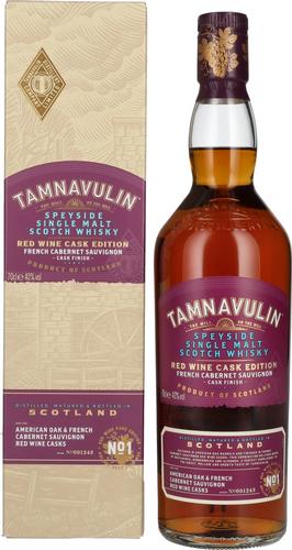 FRENCH CABERNET SAUVIGNON CASK Speyside Single Malt Scotch Whisky 40% Vol. 0,7l in Giftbox
