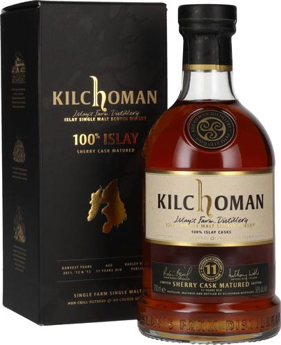 100% Islay 11 Years Old Sherry Cask Islay Single Malt Scotch Whisky 50% Vol. 0,7l in Giftbox