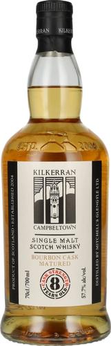 Glengyle Distillery 8 Years Old Campbeltown Single Malt Bourbon Cask Matured 57,7% Vol. 0,7l
