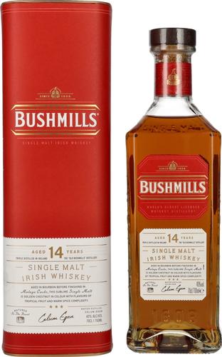 14 Years Old Single Malt Irish Whiskey MALAGA CASK Finish 40% Vol. 0,7l in Giftbox