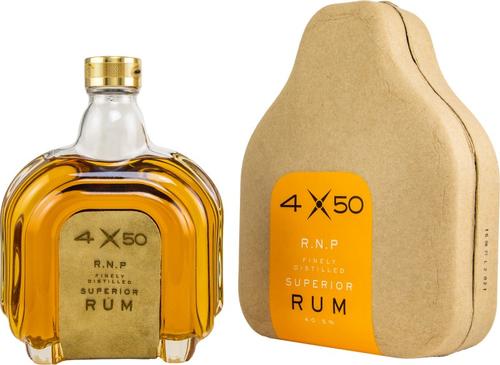 4X50 R.N.P. Finely Distilled Superior Rum 40,5% Vol. 0,7l in Giftbox