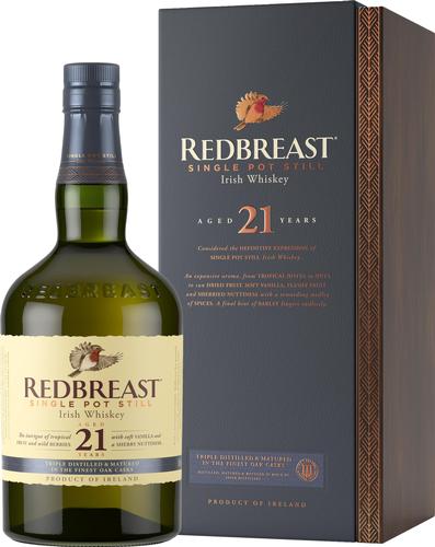 21 Years Old Single Pot Still Irish Whiskey 46% Vol. 0,7l in Giftbox
