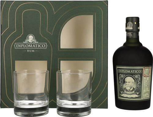 RESERVA EXCLUSIVA Rum Vol. 0,7l in Giftbox with 2 glasses