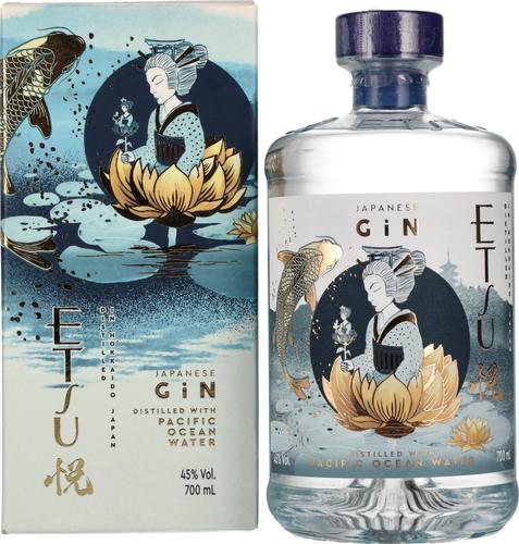 PACIFIC OCEAN WATER GIN 45% Vol. 0,7l in Giftbox