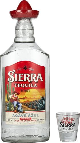 Tequila Blanco 38% Vol. 0,7l with glass
