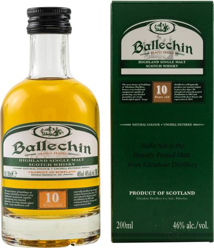Ballechin 10 Years Old 46% Vol. 0,2l in Giftbox