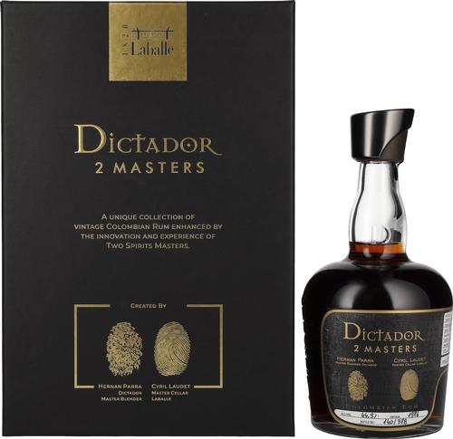2 MASTERS 1976 41 Years Old Laballe 2nd Release 44,9% Vol. 0,7l in Giftbox