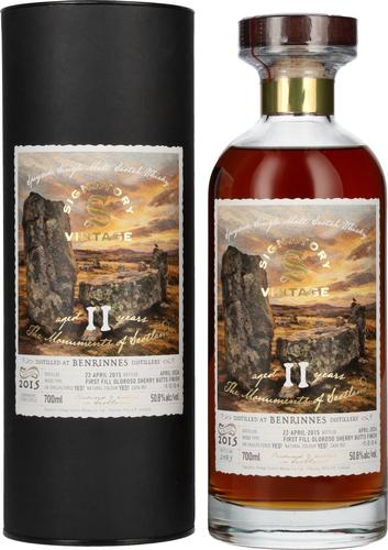Benrinnes 11 Years Old 1st Fill Oloroso Sherry Butt Monuments 2015 50.8% Vol. 0.7l Giftbox