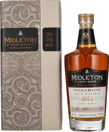 Irish Whiskey Vintage Release 2024 40% Vol. 0,7l in Wooden case