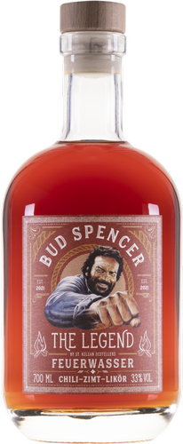 Bud Spencer The Legend FIREWATER Chili Cinnamon Liqueur 33% Vol. 0,7l