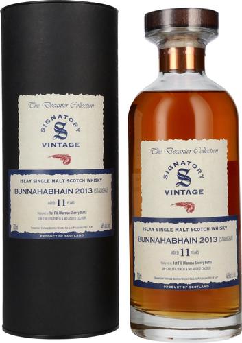 Bunnahabhain 11 Years Old Staoisha The Decanter Collection 2013 46% Vol. 0.7l Giftbox