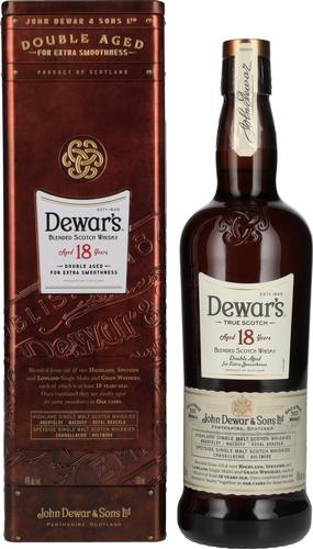 18 Years Old Double Aged Blended Scotch Whisky 40% Vol. 0,7l in Tinbox