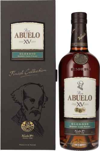 Ron Abuelo Añejo XV Años OLOROSO Sherry Cask Finish 40% Vol. 0,7l in Giftbox