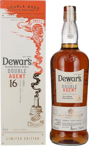 DOUBLE AGENT 16 YO Whisky 40% Vol. 1l in Giftbox
