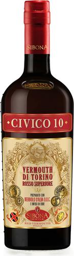 Civico 10 Vermouth Di Torino Rosso Superiore 18% Vol. 0,75l