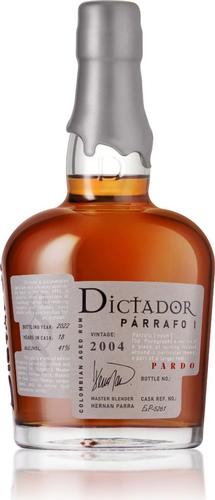 DICTADOR PÁRRAFO I PARDO VINTAGE 2004 41%