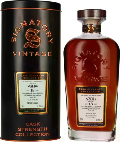 CAOL ILA 18 Years Old Cask Strength Collection #105 2007 56,1% Vol. 0,7l in Tinbox