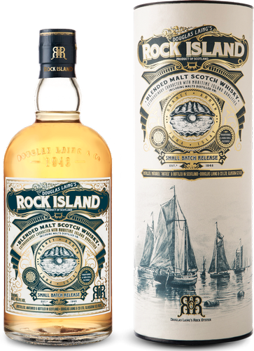 ROCK ISLAND Blended Malt 46,8% Vol. 0,7l in Giftbox