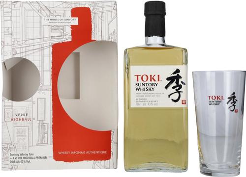 TOKI Blended Japanese Whisky 43% Vol. 0,7l in Giftbox with Highball glass