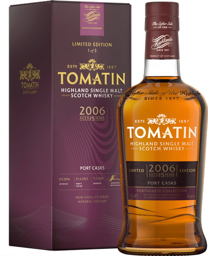 The Port Edition Portuguese Collection 15 Years Old Highland Scotch Whisky 2006 46% Vol. 0,7l in Giftbox