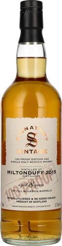 MILTONDUFF 8 Years Old 100 Proof Edition #24 Single Malt 2015 57,1% Vol. 0,7l