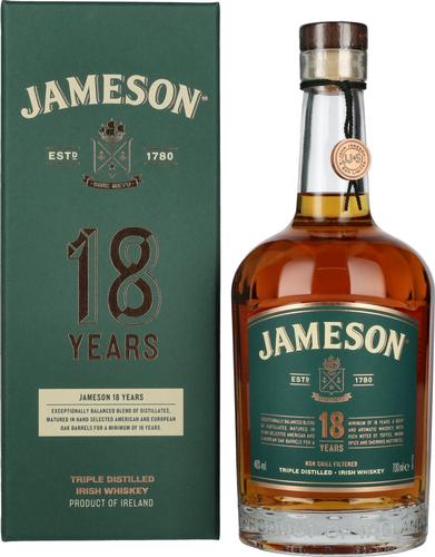 18 Years Old Triple Distilled Irish Whiskey 46% Vol. 0,7l in Giftbox