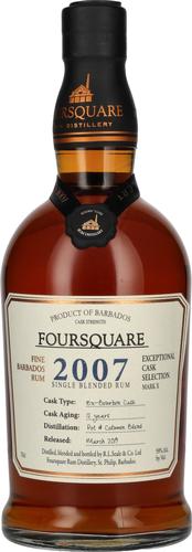 12 Years Old Single Blended Rum Cask Strength 2007 59% Vol. 0,7l