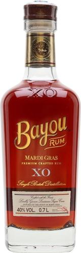 Bayou XO MARDI GRAS Premium Crafted Rum 40% Vol. 0,7l