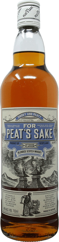 For Peat's Sake Smoky & Peaty Blended Scotch Whisky 40% Vol. 0,7l