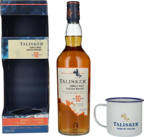 10 Years Old Single Malt Whisky 45,8% Vol. 0,7l in Giftbox with Talisker Mug