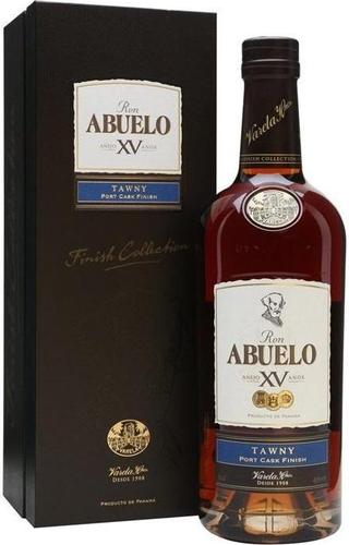 Ron Abuelo Añejo XV Años TAWNY Port Cask Finish 40% Vol. 0,7l in Giftbox