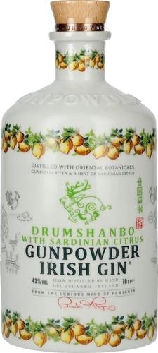 Gunpowder Irish Gin with Sardinian Citrus 43% Vol. 0,7l Ceramic Bottle
