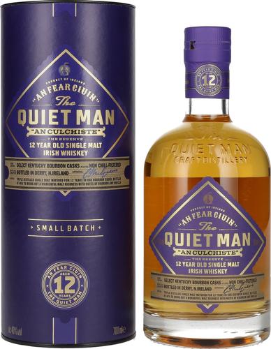The Quiet Man AN CULCHISTE 12 Year Old Single Malt Irish Whiskey 46% Vol. 0,7l in Giftbox
