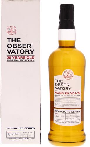 The Observatory 20 Years Old Single Grain Signature Series 40% Vol. 0,7l in Giftbox
