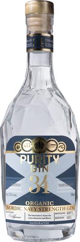 NAVY STRENGTH 34 ORGANIC GIN 57,1% Vol. 0,7l